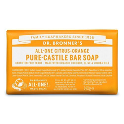 Mydło w kostce Dr. Bronner's - cytrusowo pomarańczowe 140g