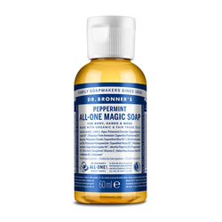 Mydło kastylijskie w płynie 18w1 Dr. Bronner's miętowe 60 ml.