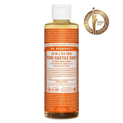 Mydło kastylijskie w płynie 18w1 Dr. Bronner's drzewo herbaciane 240 ml.
