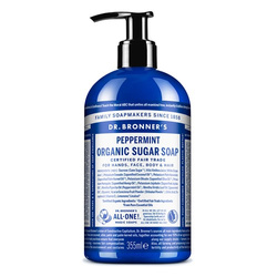 Mydło Organic Sugar Soap 4w1 Dr. Bronner's miętowe 355 ml.