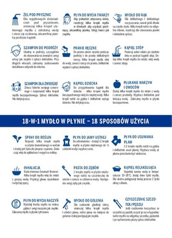 Mydło kastylijskie w płynie 18w1 Dr. Bronner's drzewo herbaciane 240 ml.