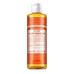 Mydło kastylijskie w płynie 18w1 Dr. Bronner's drzewo herbaciane 240 ml.