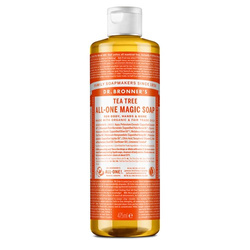 Mydło kastylijskie w płynie 18w1 Dr. Bronner's drzewo herbaciane 475 ml.